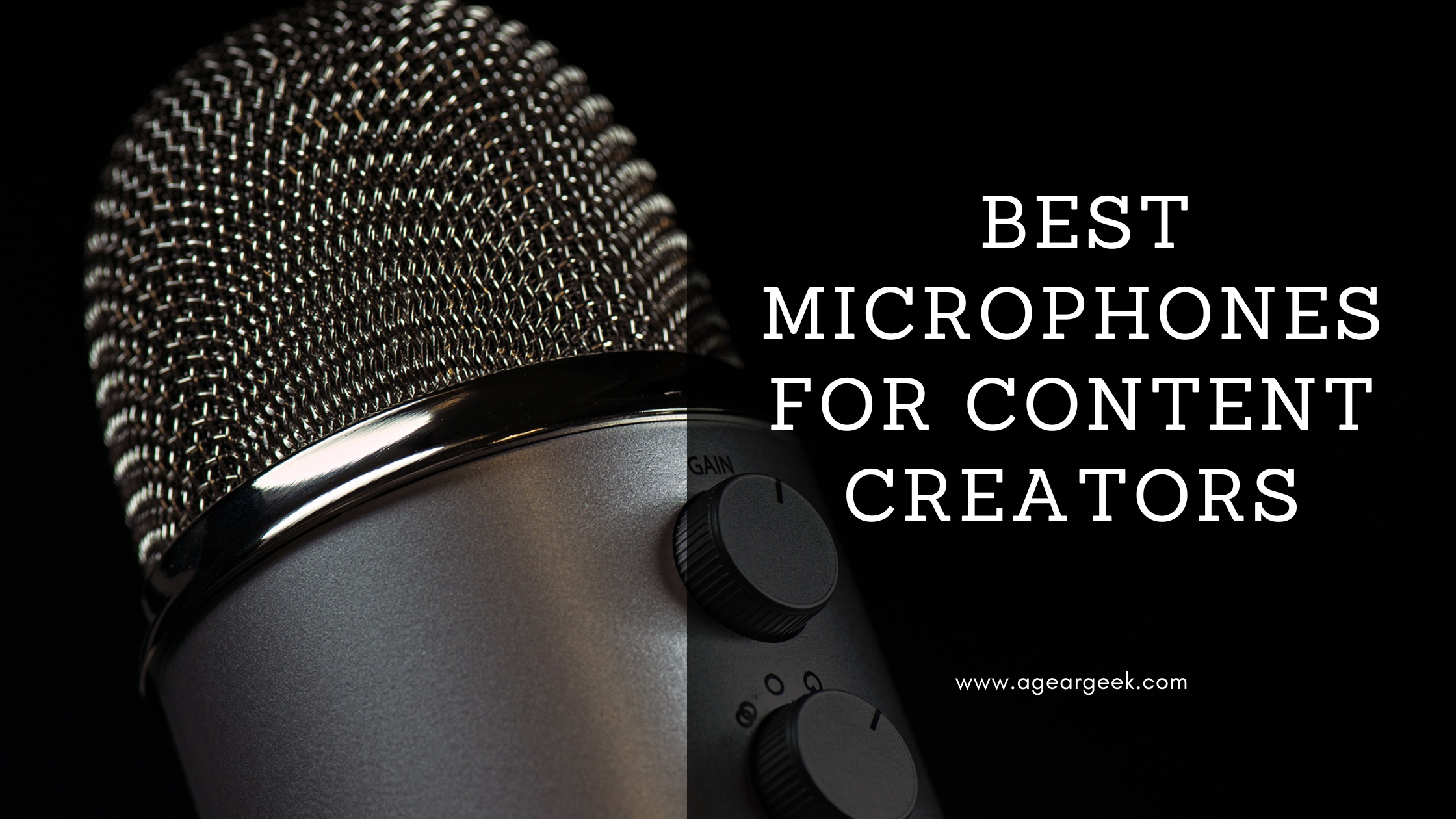 Best microphones for content creators